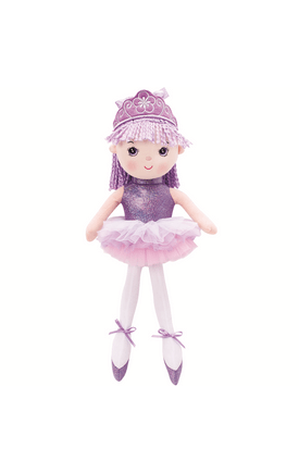 brinquedo boneca lilás infantil da marca buba