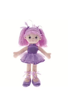 brinquedo boneca lilás infantil da marca buba