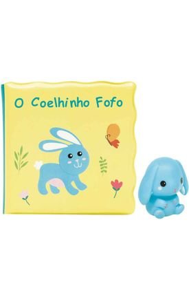 7496 kit livrinho de banho e coelhinho